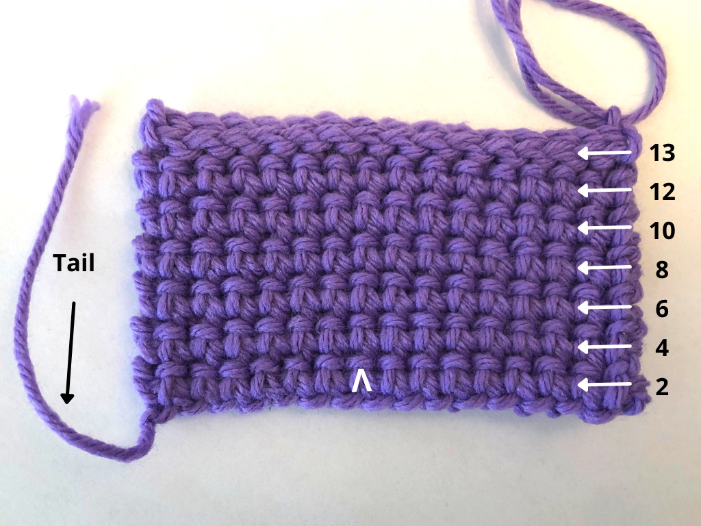 Single Crochet Thermal Stitch/ bag strap #crochet #gantsilyo 