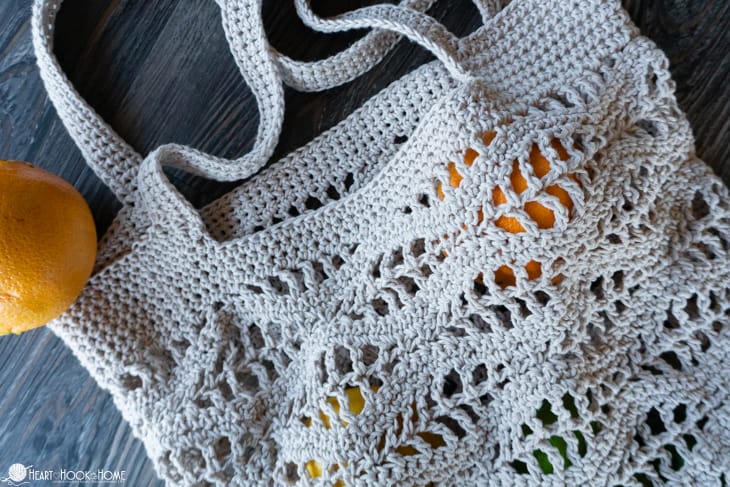 Free Crochet Pattern: Bellissima Market Bag - Pattern Paradise