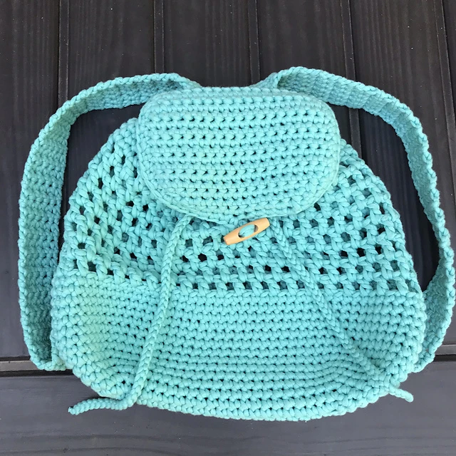 How to crochet backpack 