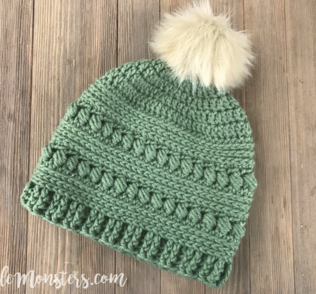 12 Easy Crochet Hat Patterns for Worsted Weight (free!) - Little World of Whimsy
