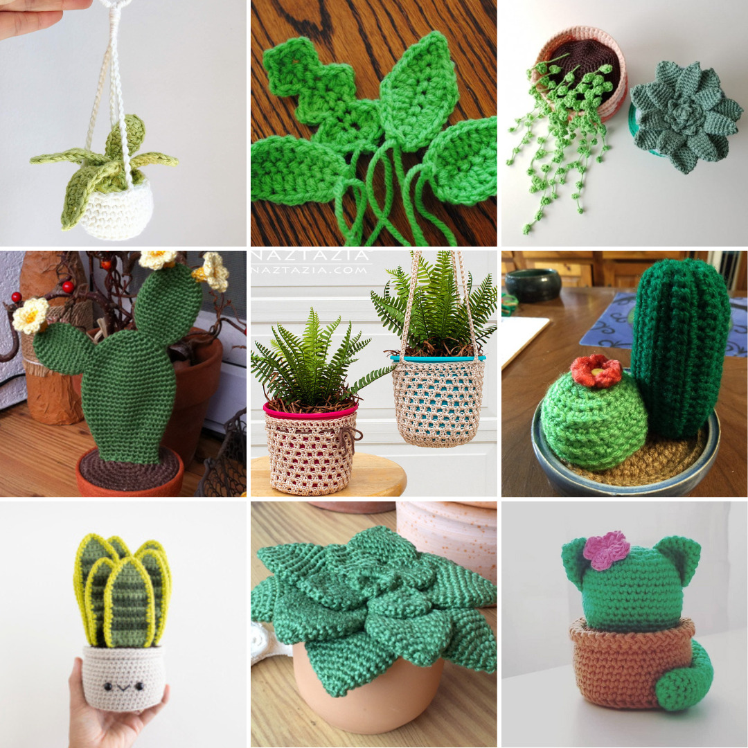 DIY Knitted Potted Plant Beginner Crochet Kit Kids Adult Manual