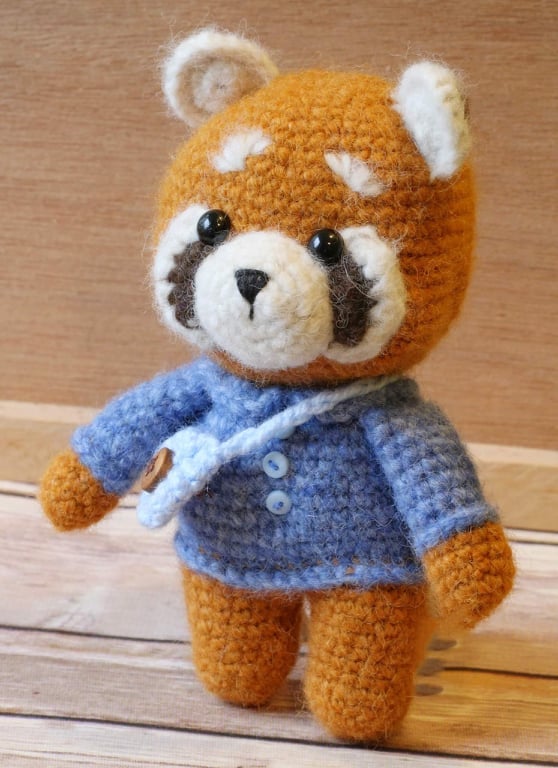 9 Cutest Red Panda Free Crochet Patterns (beginner friendly) - Little World Whimsy