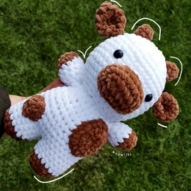 Cute Amigurumi Highland Cow Crochet Pattern