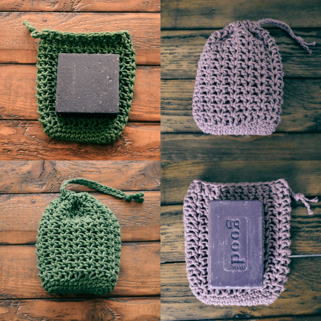 Mesh Soap Bag - Free Crochet Pattern - Mezzacraft - Sharing the