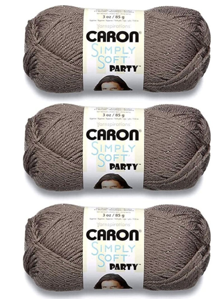 I've been using (new) white Caron Simply Soft acrylic yarn for a wedding  gift and just noticed that the yarn on the inside of all of the skeins are  a cream color
