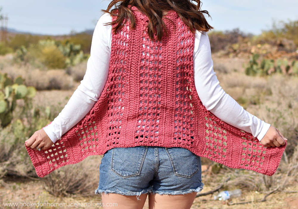 Cute vibrant elegant colorful vest sweater Vector Image