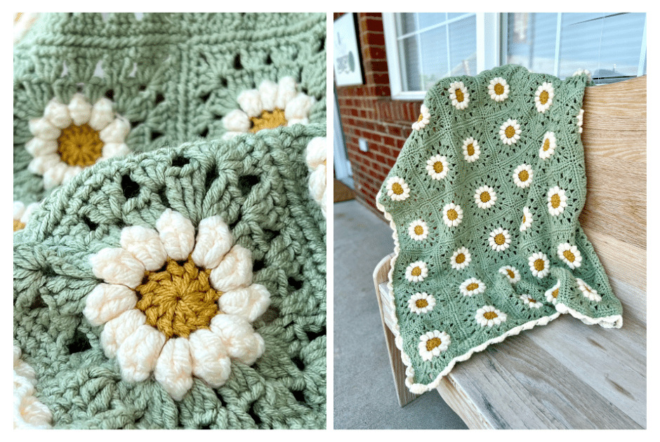 Daisy Flower Crochet PDF Pattern Downloadable 