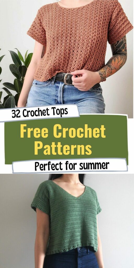 25+ Free Patterns for Summer Crochet Tops for 2024 - Easy